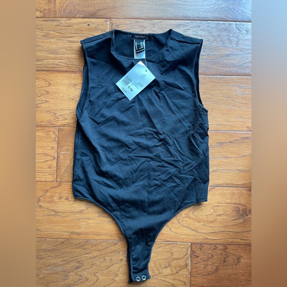 Black High neck stretchy bodysuit